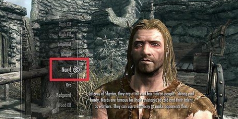 Crear el personaje adecuado para ti en skyrim