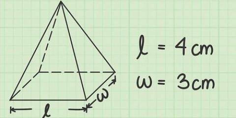 Calcular el volumen de una pirámide