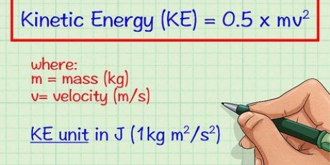 Calcular energía cinética