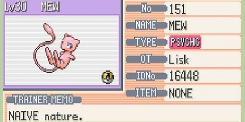 Conseguir a mew en pokémon rojo fuego