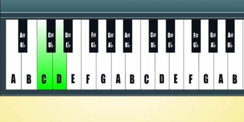 Aprender notas en un piano o teclado