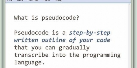 Escribir pseudocódigo