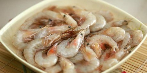 Limpieza de gambas