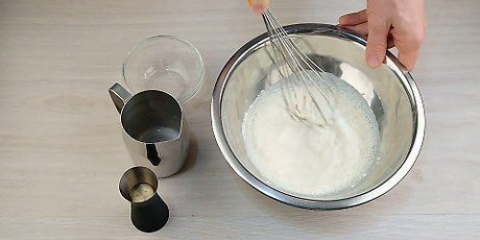 Hacer glaseado de crema batida