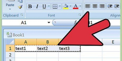 Pegar texto delimitado por tabulaciones en excel