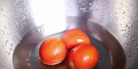 Tomates blanqueados