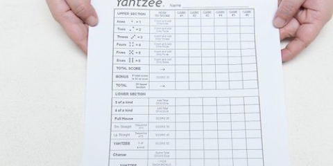 Jugando yahtzee