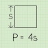 Calcular el perímetro de un cuadrado