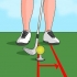 Realizar un swing con un palo de golf