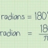 Convertir radianes a grados