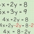 Resolver sistemas de ecuaciones con dos variables